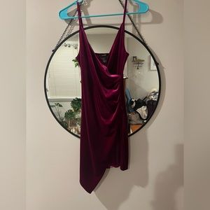 Purple magenta dress